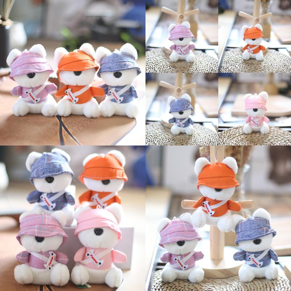 Adorable Cute Rabbit Plush Keychain Soft Stuffed Animal Bag Pendant Doll