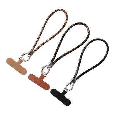 Leder Handy Umhängeband Schlüsselband mit Haltebändern Universell für Telefon Handgelenkschlaufe Umhängeband für Männer und Frauen