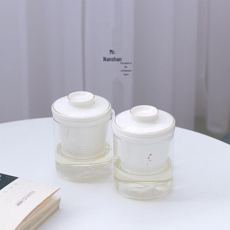 Office Glass Tea Infuser Mug