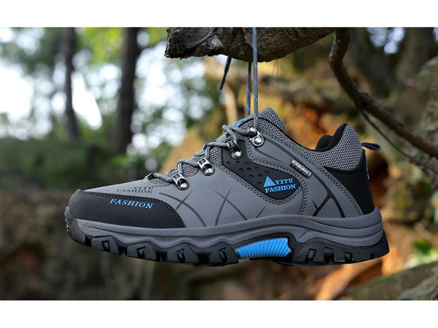Men's Plus Size Work & Hiking Shoes - Autumn/Winter, Wear-Resistant, Construction & Outdoor Protection.