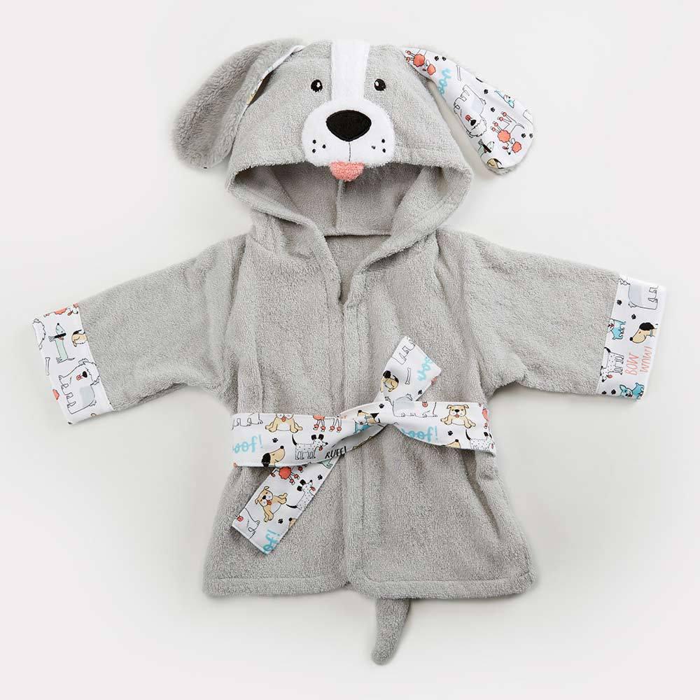 Animal-Shaped Hooded Bathrobe for Infants and Toddlers