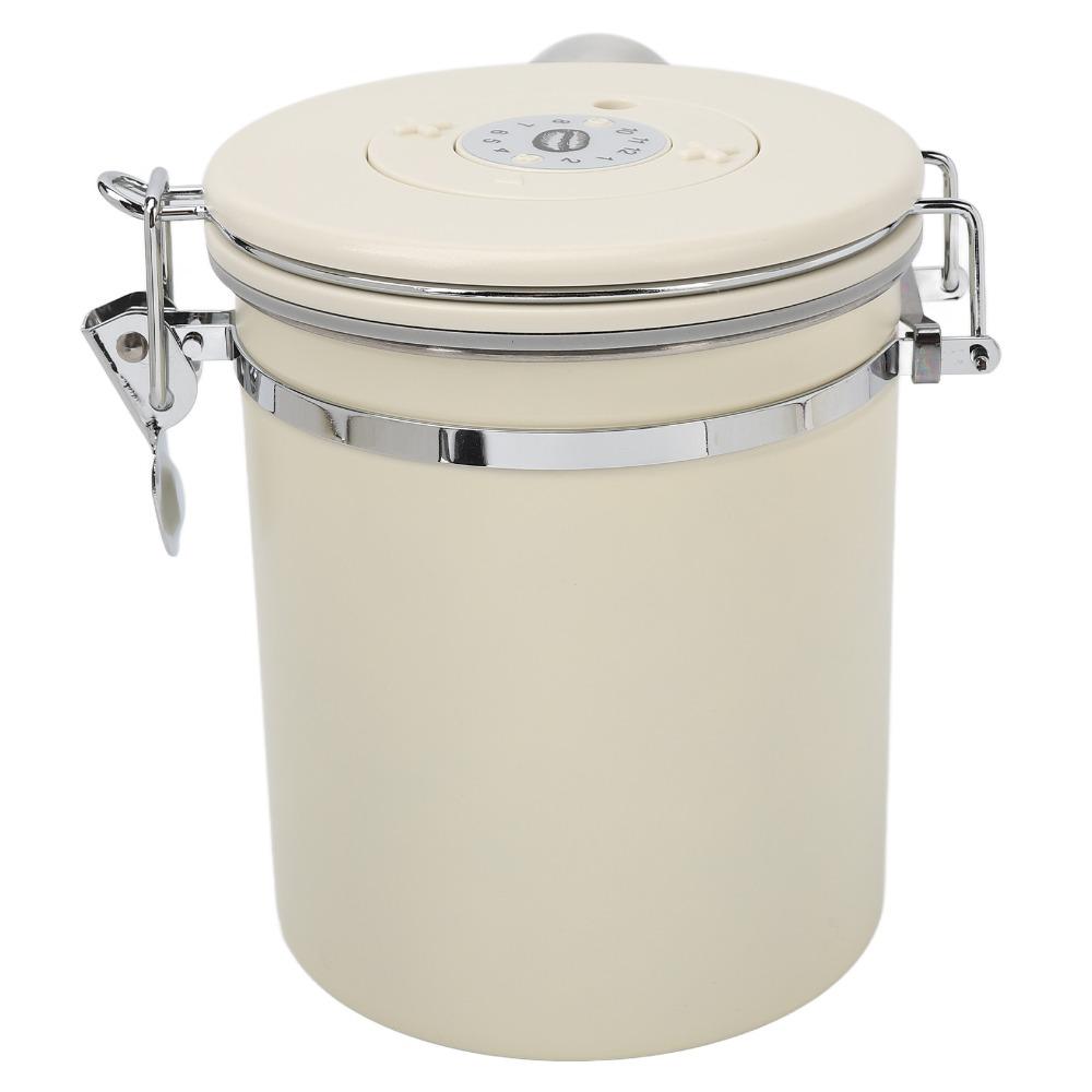 Vacuum Seal Coffee Bean Storage Container Stainless Steel Coffee Canister For Coffee Beans