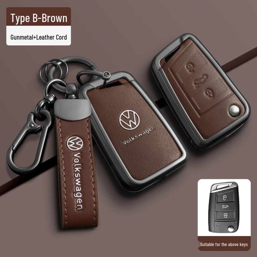 Volkswagen Key Covers: Compatible with Magotan, Passat, CC, Sagitar, Polo, Tharu, Tayron, Lavida, Tiguan L, T-Roc.