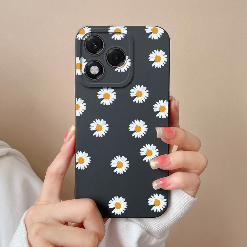 Phone Cases For Huawei Honor 400 Lite X8 X6b X7c X60 X5b X8c X9c Beautiful Butterfly Sunflower Soft Liquid Silicone Dustproof Shell For Huawei Housing