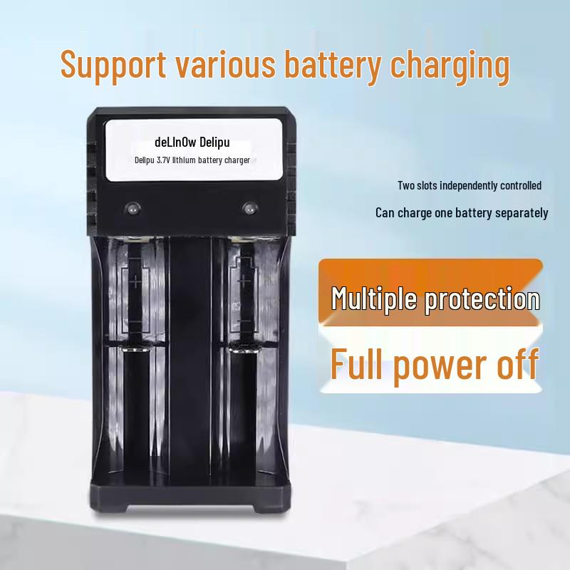 Delipow 18650 3.7V Lithium-Ion Battery 3500mAh for Flashlights and Small Fans