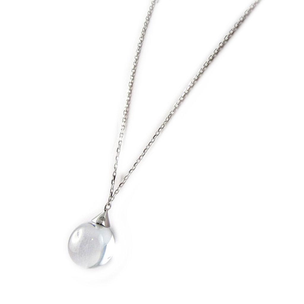 Les Trésors De Lily [E9072] - Collier Argent 'Réglisse' Blanc