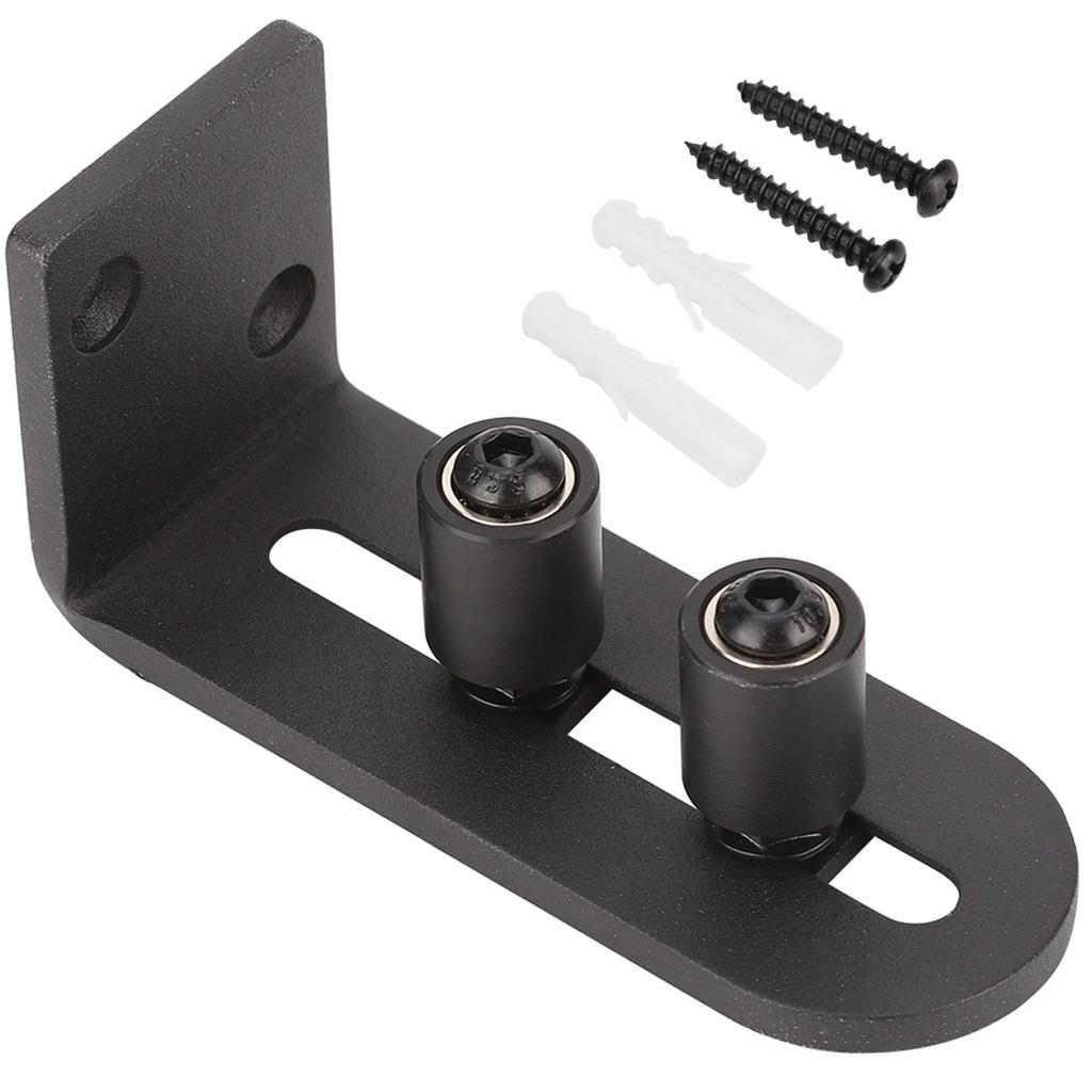 Carbon Steel Adjustable Sliding Floor Guide for Barn Door (Double Roller Bearing #2)