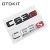 OTOKIT Chrome ABS C63s C43s Plastic Car Trunk Rear Letters Badge Emblem Emblems Decal Sticker for Mercedes Benz C Class C63S C43