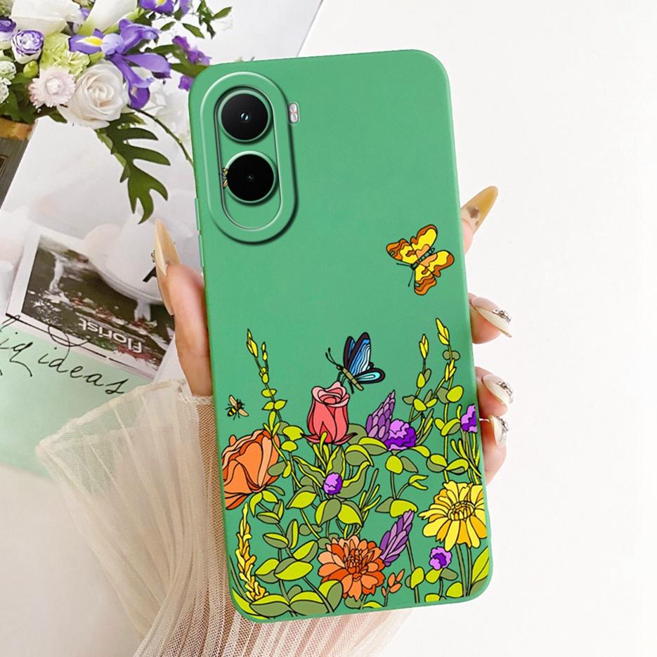 For Xiaomi Poco M7 Plus Case PocoM7 4G Pretty Girl Sunfower Painted Phone Case For Xiaomi Poco M7 Pro PocoM7 Plus 5G Soft Fundas