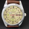VINTAGE REFURBISHED CITIZEN AUTOMATIC JAPAN MENS GOLDEN DIAL WATCH a447053-1