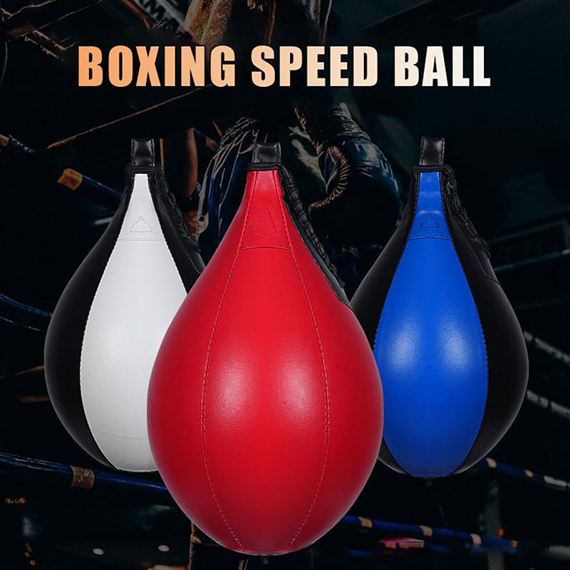 Training Reactie Boksen Speedbal PU Leer Dubbelzijdig Trainings Bokszak Spieropbouw Ventielbal Reactiesnelheid Ballen