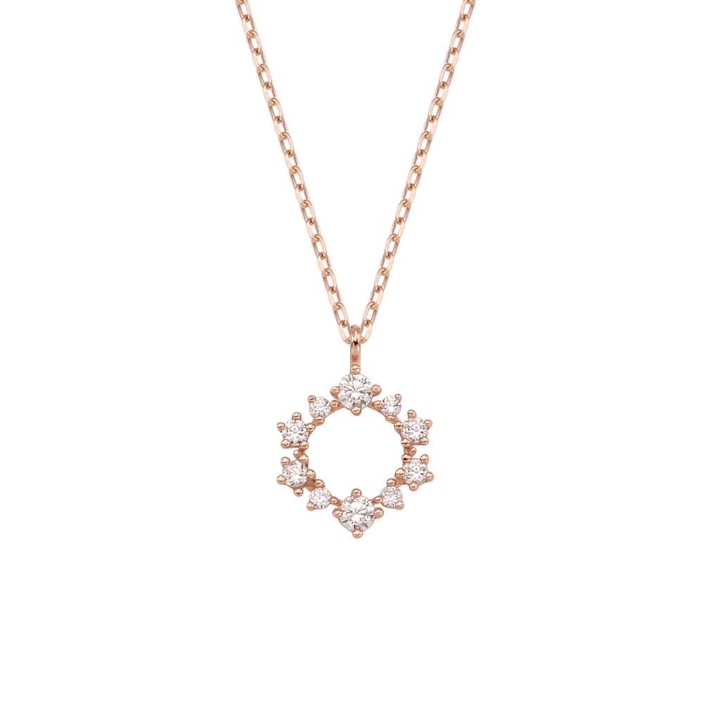 Lloyd Round Twinkle 10K Gold Necklace Lnt20029T