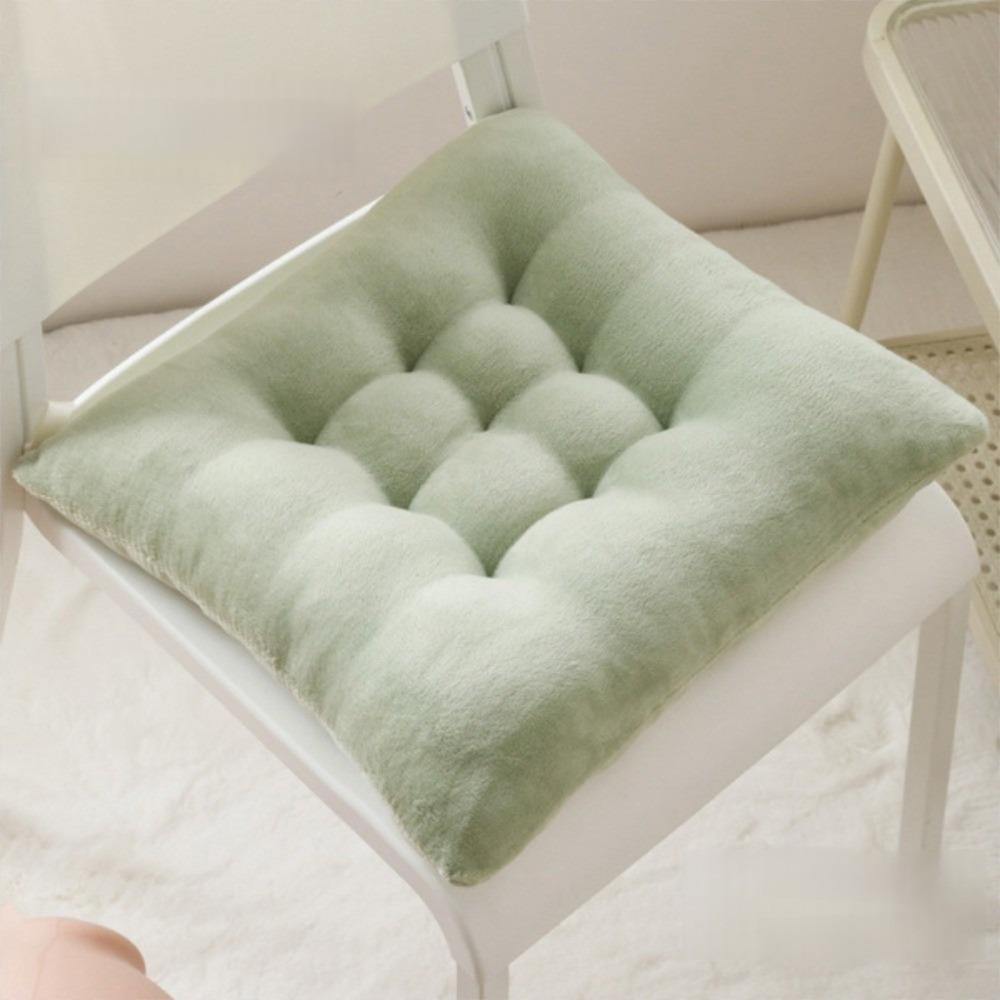 Plush Seat Cushion Square Stool Cushion Cute Back Cushion  for Home&Office