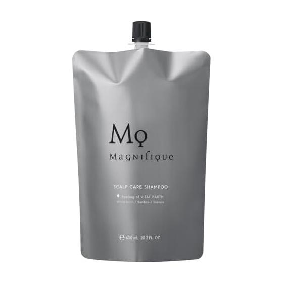 [Quasi-drug] Magnifique Scalp Care Shampoo Refill 600mL Men s Non-Silicon Relaxing Floral Woody Scent Dandruff Itching Scalp Odor magnifique KOSE