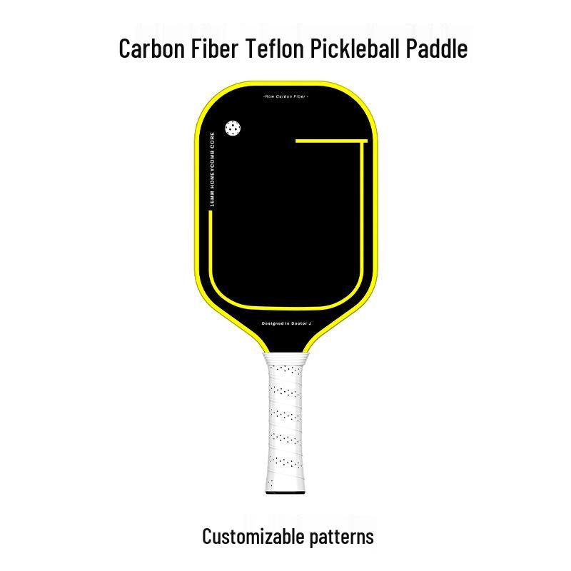 Cloth Pattern Frosted Carbon Fiber Pickleball Paddle