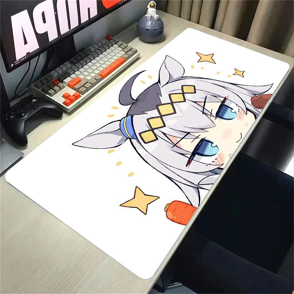 Nouveau Tapis de Souris Anime Umamusume Pretty Derby Tapis de Souris Clavier Grand Dessin Animé Mignon Oguri Cap Tapis de Bureau PC Gamer Impression Tapis de Table