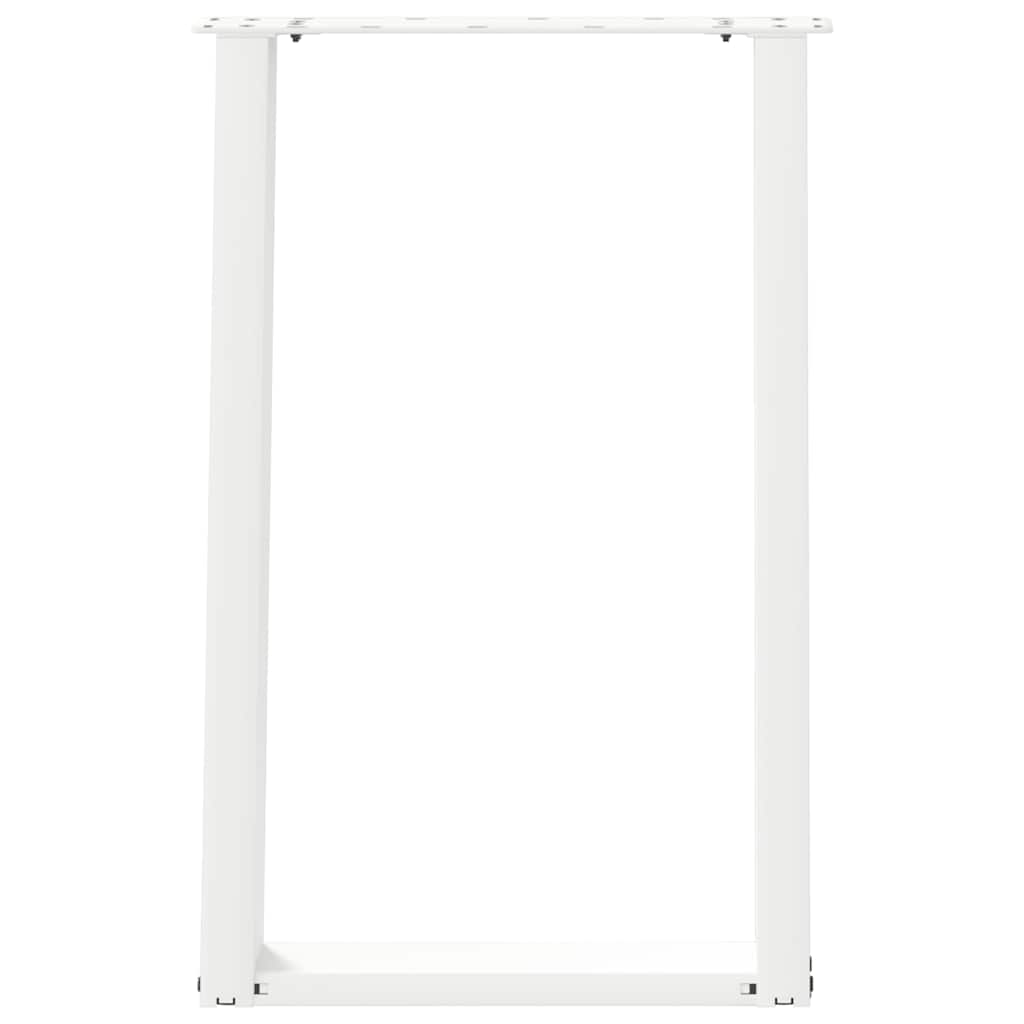 Vidxl Nogi Do Stołu Jadalnianego, 2 Szt., Białe, 60X(72-73) Cm, Stal