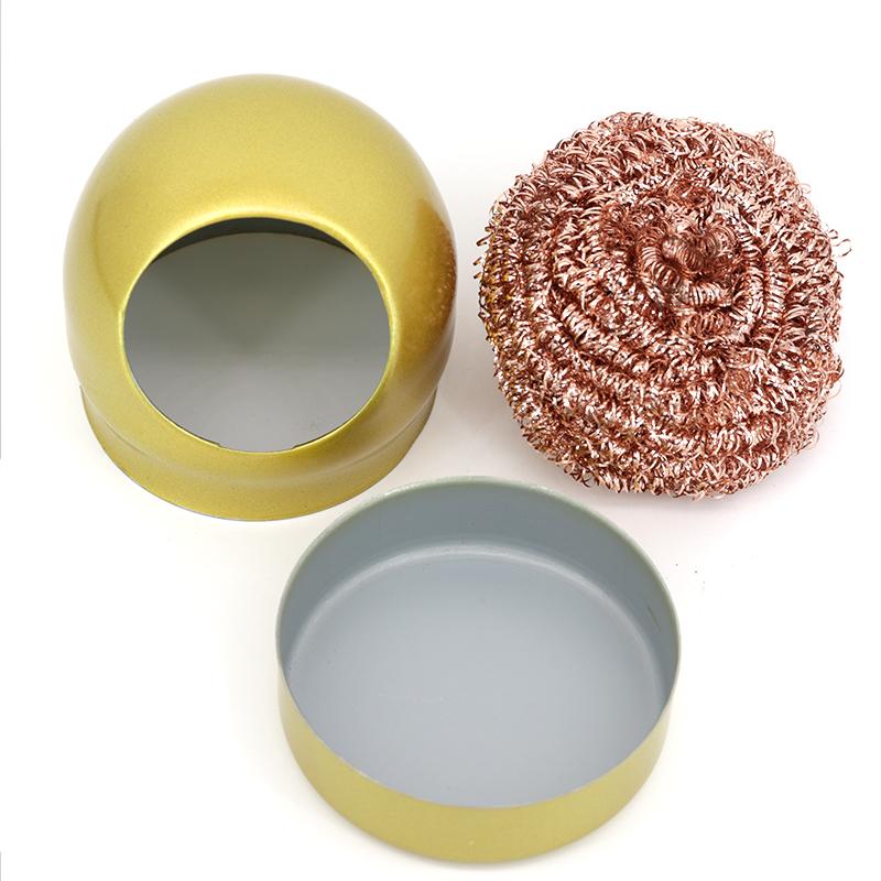 Bola de Limpeza Dessoldagem Ferro de Solda Filtro de Malha Limpeza Bico Ponta Limpador de Fio de Cobre Bola Limpadora Caixa de Escória Metálica Bola de Limpeza