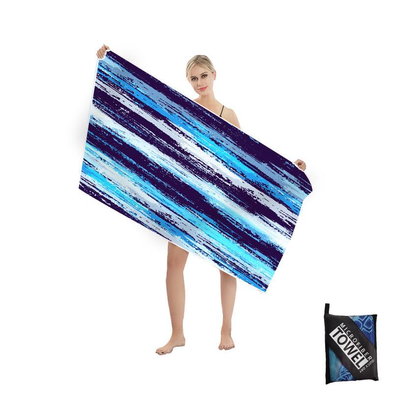 Mikrofaser Strandtuch-Sandfreie Handtücher sind Schnelltrocknend Leicht Super Saugfähig-Perfekte Pool Reise Kreuzfahrt Camping Essentials