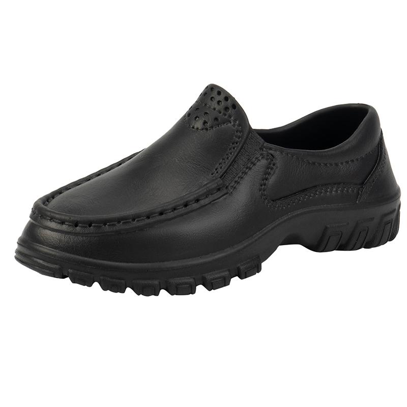 Fashion Chef work shoes four season anti slip and oil resistant business casual chef shoes simple fashion lightweight men's leather shoe