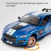 1:24 Mustang Shelby GT500 I5M60 Models Cars Toys Diecasts Alloy Sports Cars Doors Opened Sound Light Pull Back Toy Collectibles