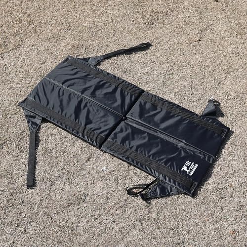 [Amazon.co.jp Exclusive] Captain Stag Zabuton Folding Chair Mat, Compact FD Chair Mat with Storage Bag, Black, UY-7083