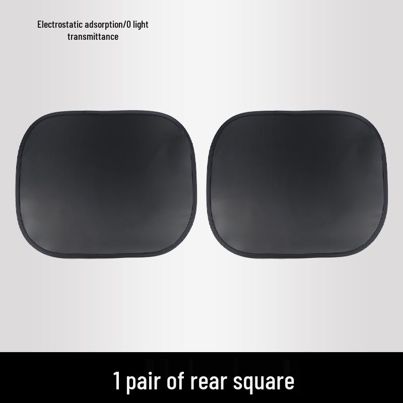 Quick-Install Full Blackout Electrostatic Car Sunshade for Sun Protection