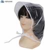 1PCS Clear Transparent Rain Cap Protective Hairstyle Rain Hat Plastic Bonnet Rainwear For Women Lady Girls