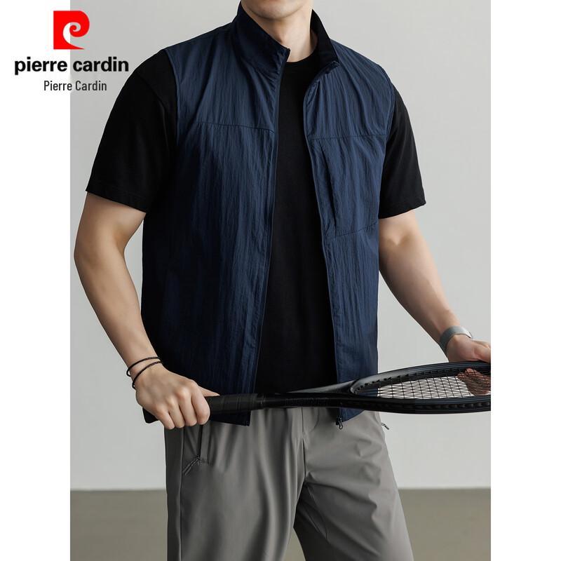 Pierre Cardin Men s UPF50+ Sun Protection Sleeveless Cardigan Vest L