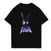 Easter - Men's Casual Baggy Bunny  Print T-shirt Round Neck Pull-over Short-sleeved Top