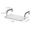 Brand New Multifunctional Stainless Steel Foldable Drying Rack Window Balcony Socks Small Shoe Rack Clothes Hanger