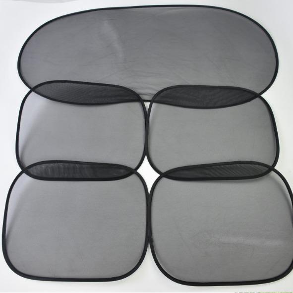Car Sunshade Rear Mesh Black - Summer Interior Protection for Rear Window and Side Windows