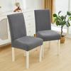 Thick Fleece Stretch Chair Covers for Home Restaurant Elastic Dining Chair Slipcovers Soft Warm Seat Covers