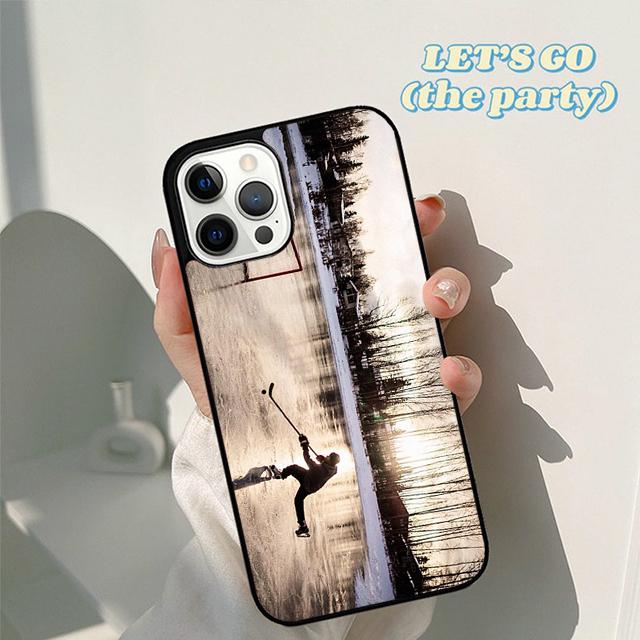 Autumu Ice Hockey Club Pattern Phone Case Cover for iPhone 17 Air 16 16e 15 12 11 13 14 Pro Max Apple Plus Coque