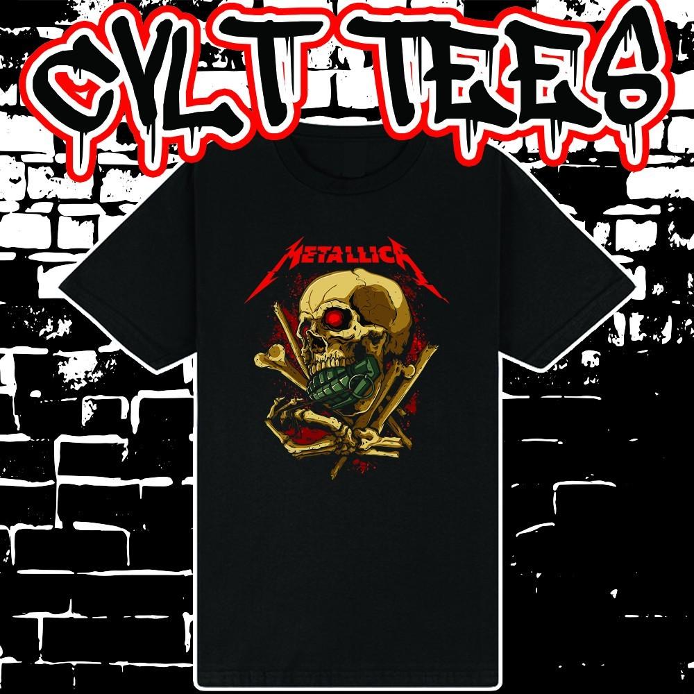Metallica Band Tee 100% Cotton Unisex T-Shirt XXXXL