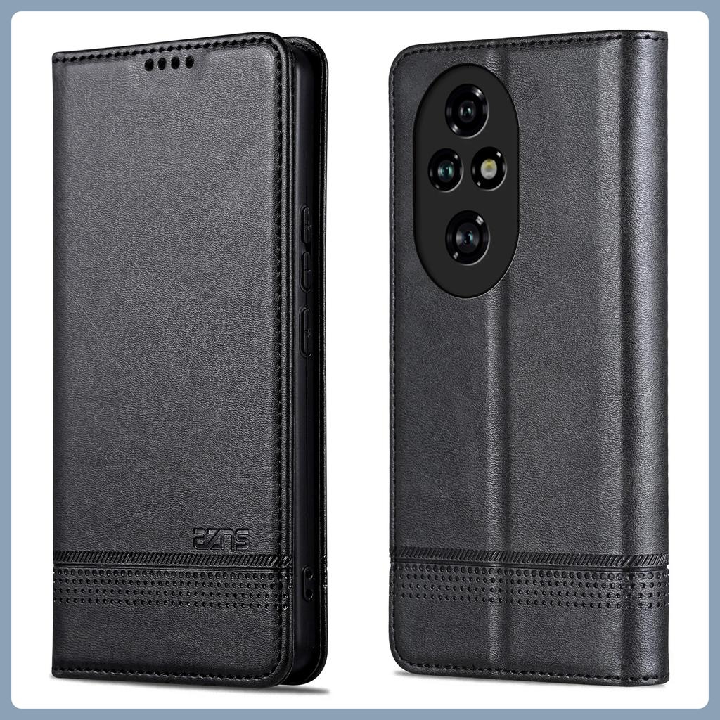 Honor 400 200 Pro 300 100 Lite Luxury Leather Case Retro Flip Magnet Closed Full Cover For Huawei Honor 300 200 400 Ultra Bags