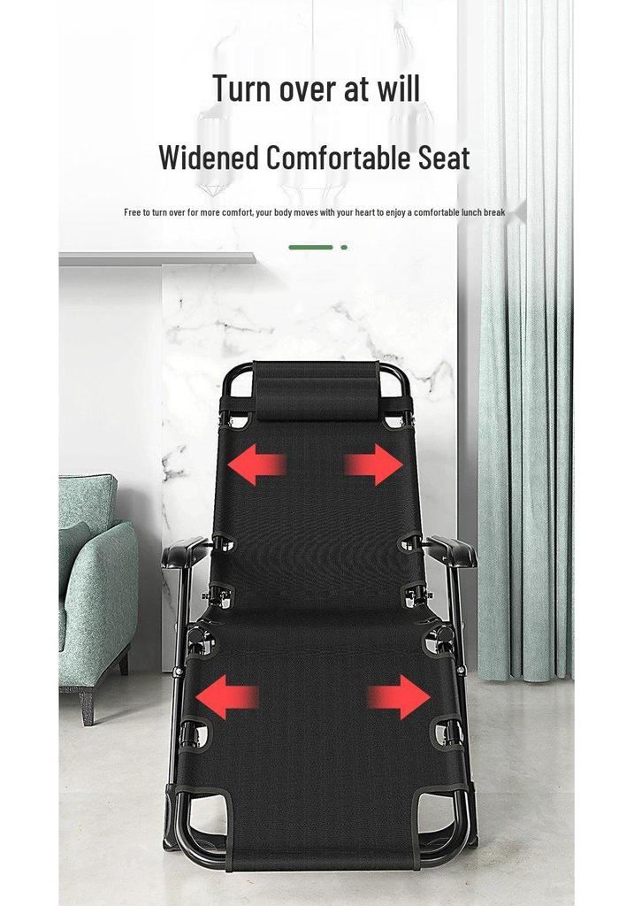 Foldable Lounge Chair - Nap Sofa Bed & Portable Lazy Backrest