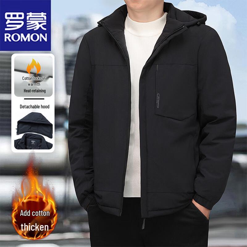 

ROMON Men s Hooded Outdoor Padded Jacket 5XL