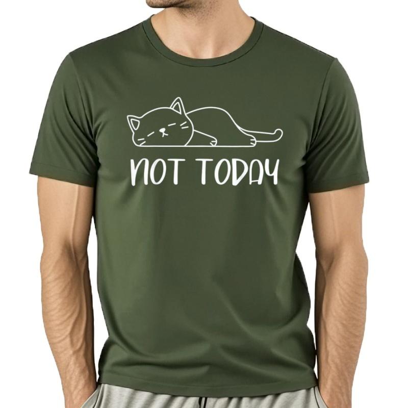 Neu Nein Heute Nicht Lustig Faul Meme Lustiges T-Shirt USA Tee Größe S5XL