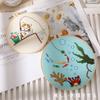 Diy Handmade Embroidery Material Package, Giraffe Elephant Rainbow Girl Balloon 2 Pieces Under The Sea
