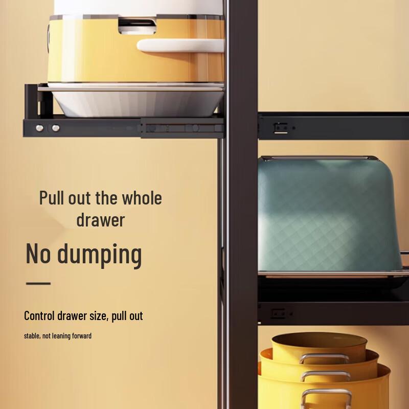 Beifu 5-Tier Carbon Steel Kitchen Storage Rack