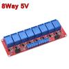 TZT 1/3PCS 1 2 4 8 Channel 5V 12V Relay Module Board Shield With Optocoupler Support High and Low Level Trigger for Arduino
