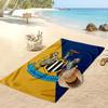 Newcastle United Football Print Beach Towel, Large Soft Quick Dry Towel for Beach Camping Swimming