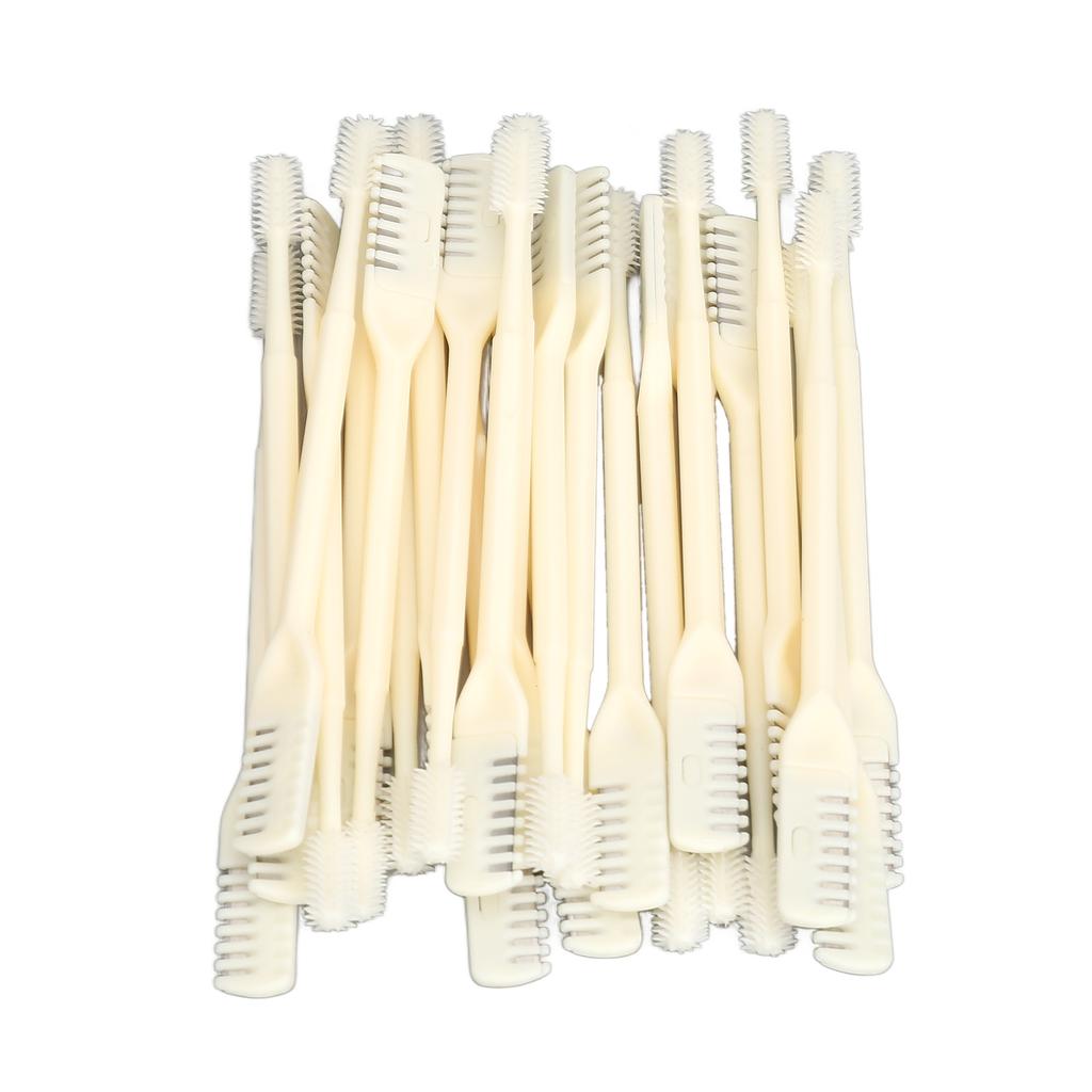 24 Pcs 360 Degree Rotating Nose Hair Trimmer Double Head Nasal Plucker Tweezers Cutter