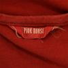 PINK HOUSE One point logo Long sleeve T-shirt L Red Ron T Women Used