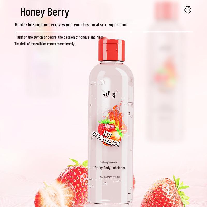 Kawai essbares fruchtaromatisches wasserbasiertes Gleitmittel für Paare