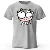 Looking At The Silly Cow Its Funny and Creative Pure Cotton Short Sleeved Menswomens Fashionable New Casual Sports Tshirt