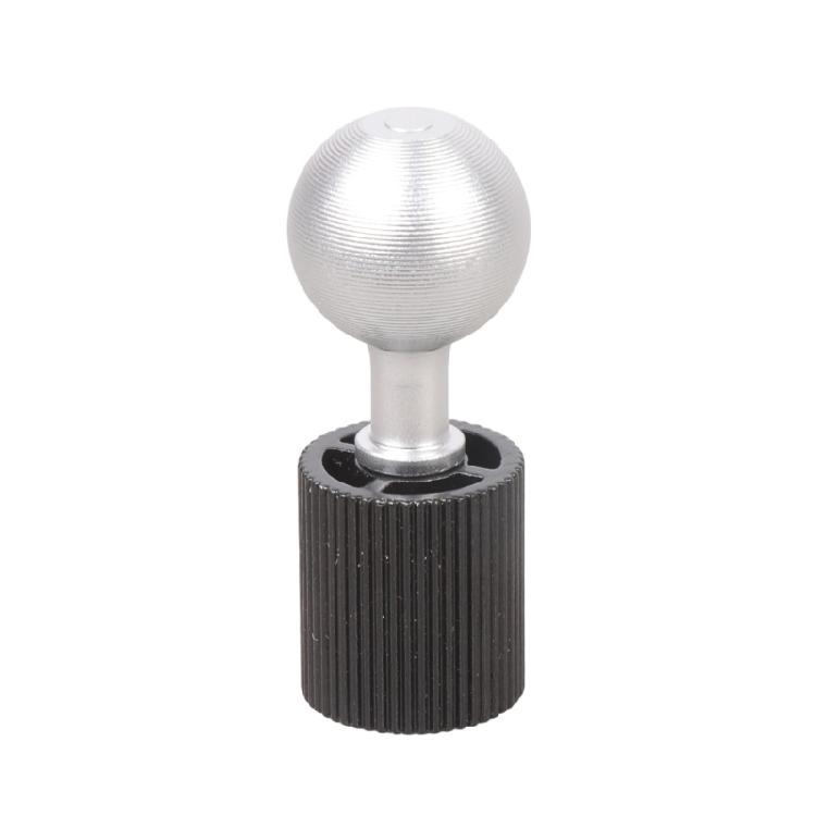 

Multipurpose Aluminum Alloy 17mm Ball Head Adapter with 1/4 Converter for Camera Mounts Tripods Holder