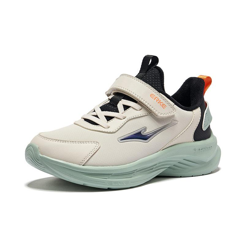 Huangxing Erke Kids Mingao Series Synthetic Leather Comfortable Fleece Wear-Resistant Warm Low-Top Kids Running Shoes Kids sneaker 65124421044-803