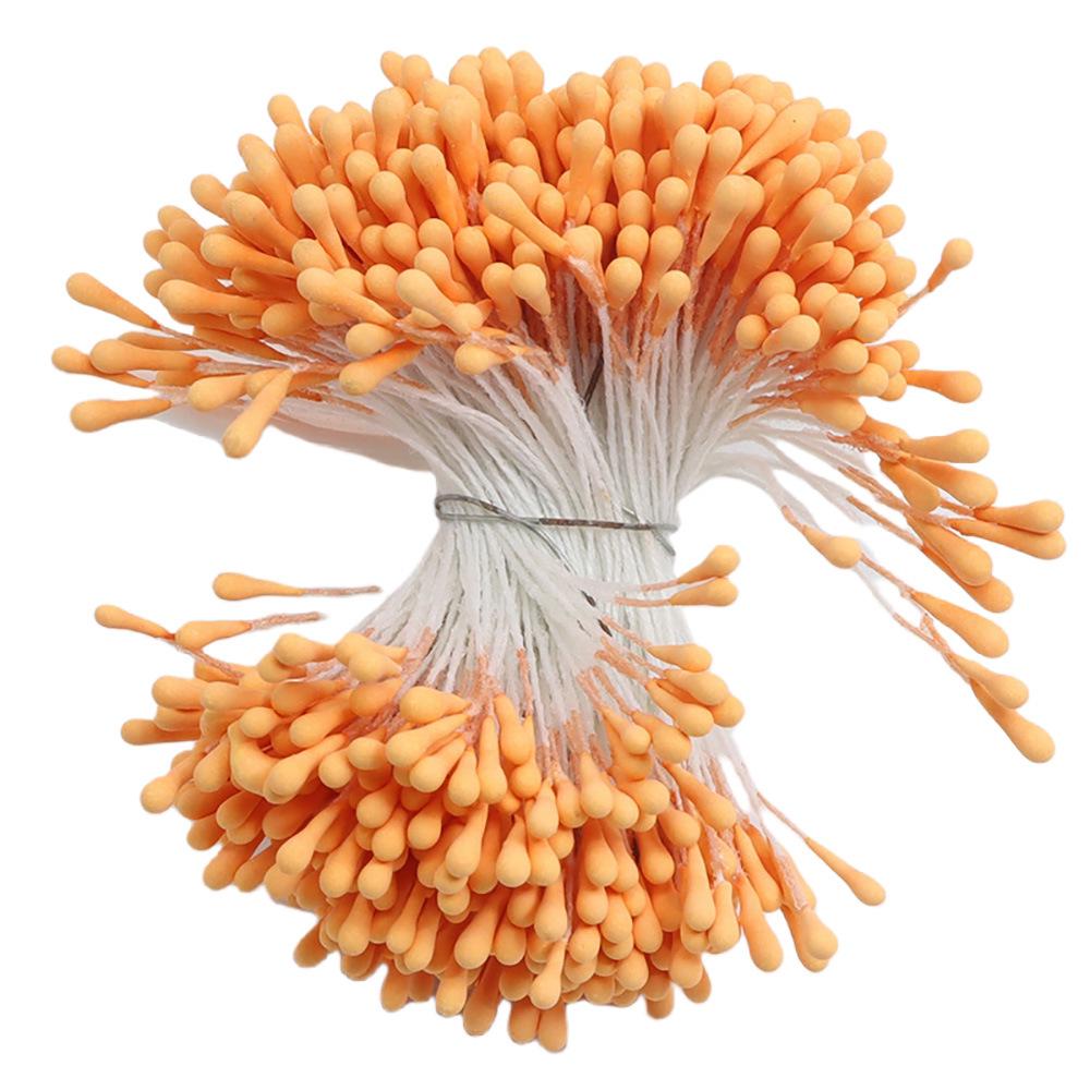 2mm 390 Root Matte Heart Flower Simulation, Eco-Friendly Rose Lily Stamen